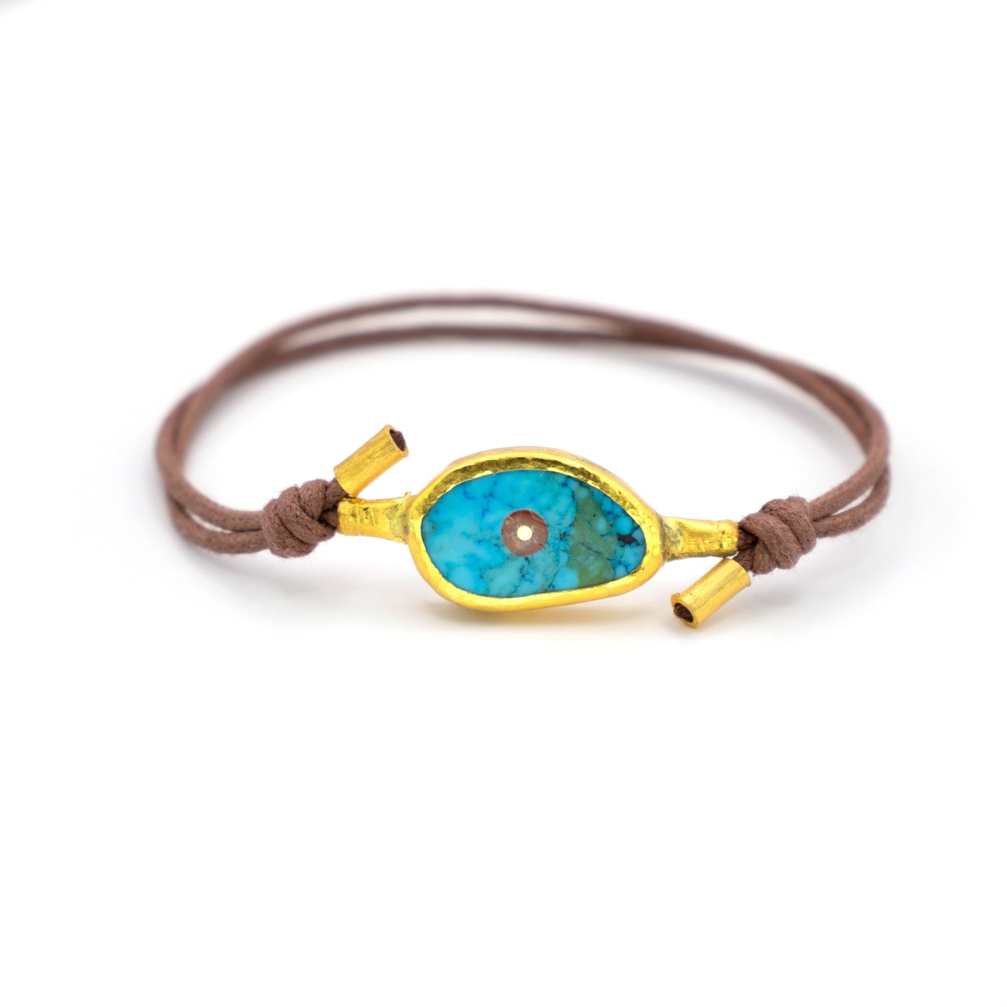 Turquoise Charm Bracelet - Geometric