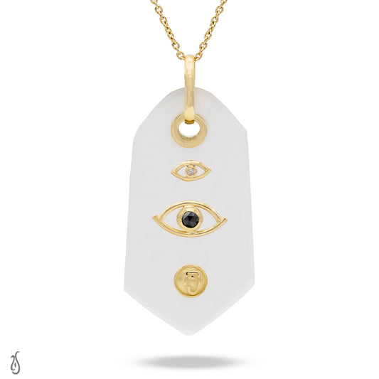 Evil Eye and Reiki Necklace