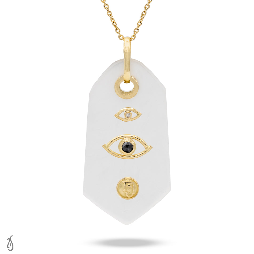 Protective Evil Eye and Reiki Necklace