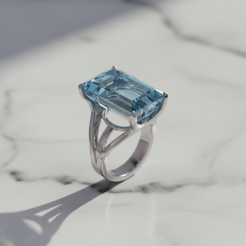 Akuamarin Yüzük